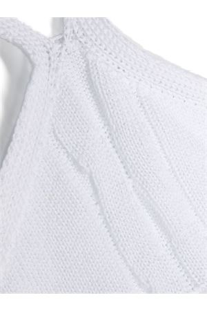white cotton top ERMANNO SCERVINO KIDS | SFMA013CFL009B000